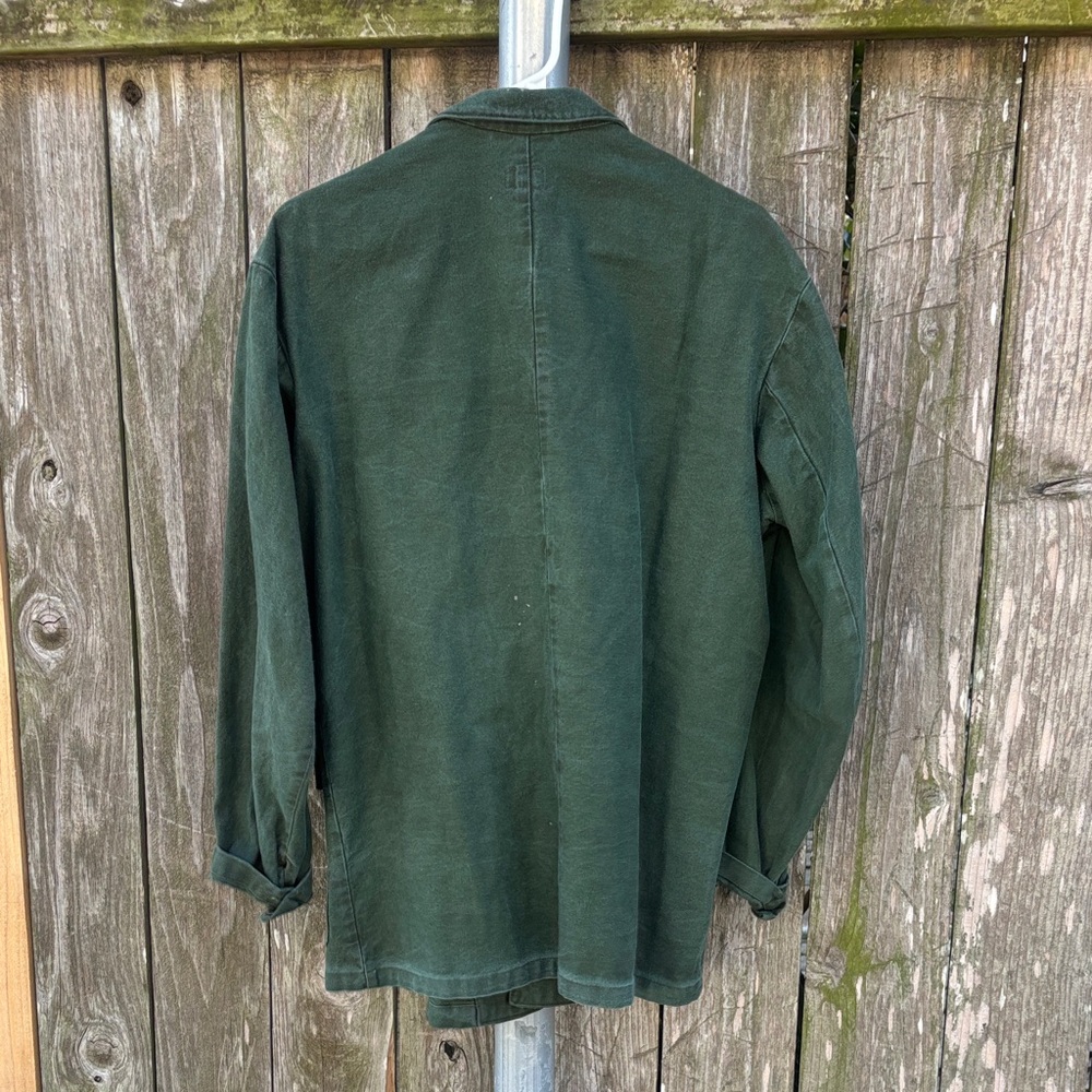 French workwear from 50’                 Men's Green Jacket - Picture 2 of 2